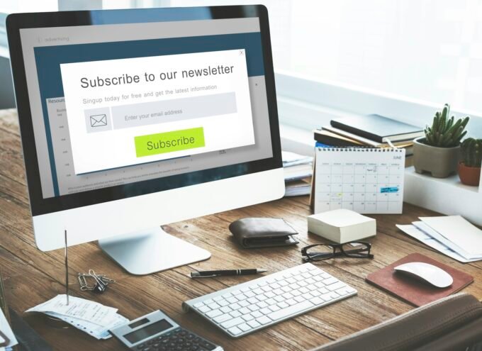 Subscrever Newsletter Publicidade Registar Conceito de Membro